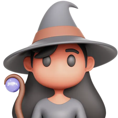 Witch  3D Icon