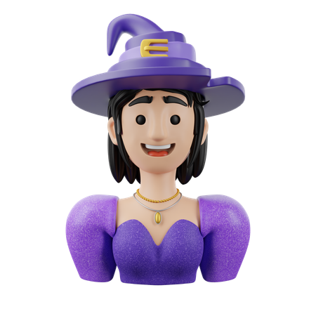 Witch  3D Icon