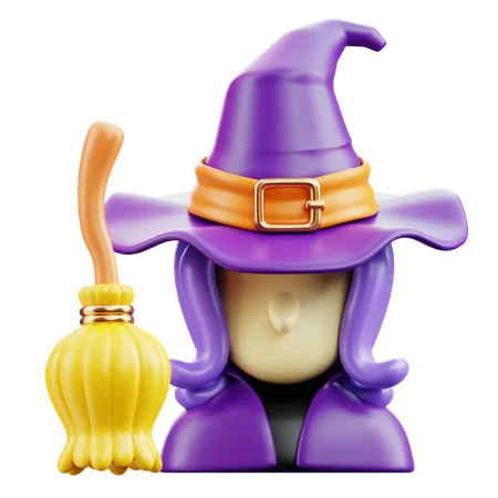 Witch  3D Icon