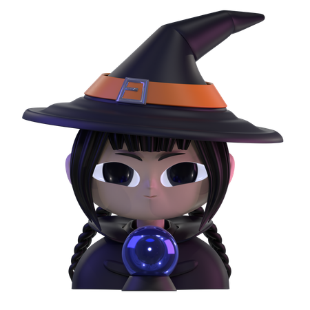 Witch  3D Icon