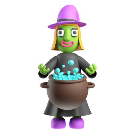 Witch  3D Icon