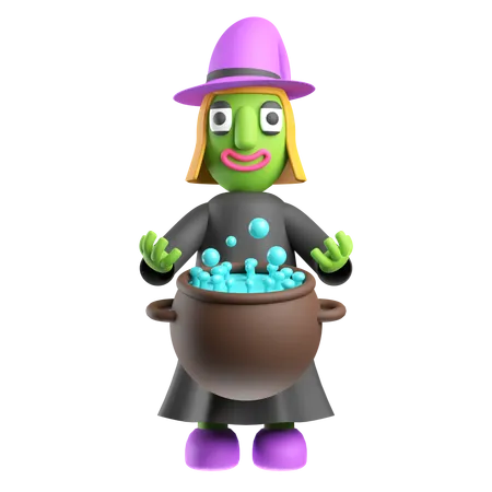 Witch  3D Icon