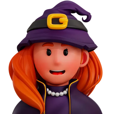 Witch  3D Icon