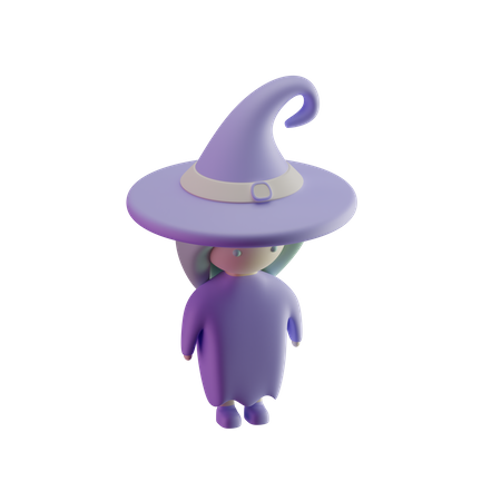 Witch  3D Illustration