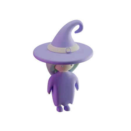 Witch  3D Illustration