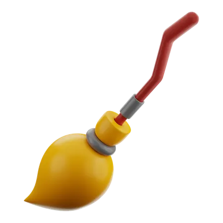 Witch Broom  3D Icon