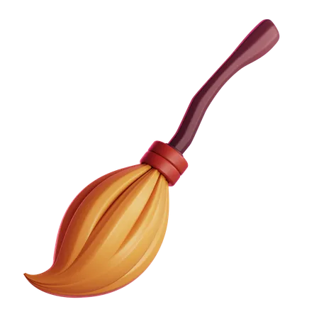 WITCH BROOM  3D Icon