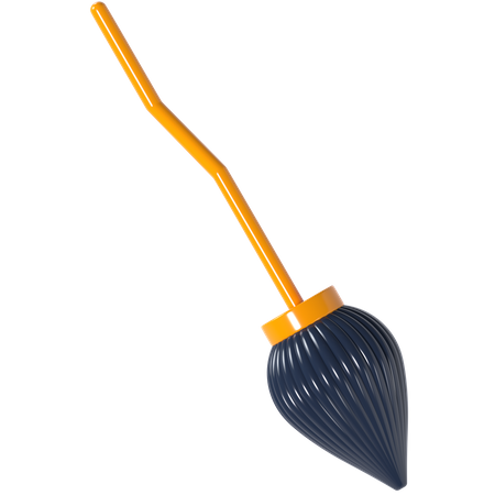 Witch Broom  3D Icon