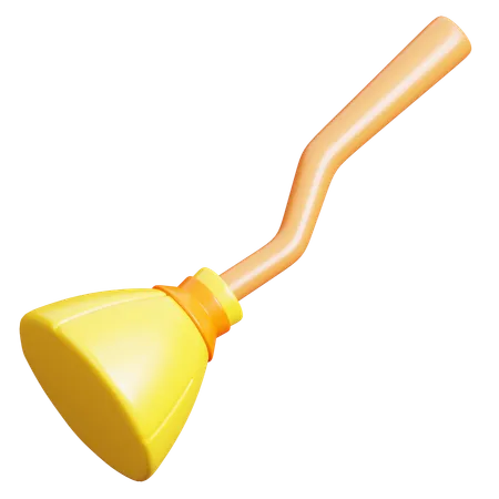 Witch Broom  3D Icon