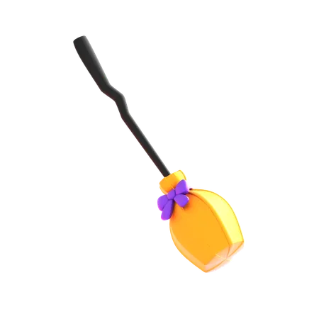 Witch Broom  3D Icon