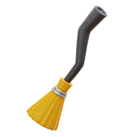 Witch Broom  3D Icon