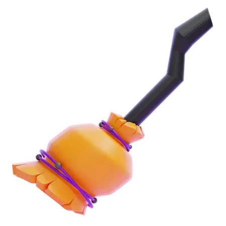 Witch Broom  3D Icon