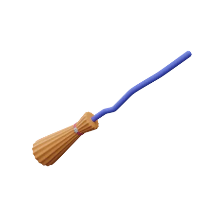 Witch Broom  3D Icon