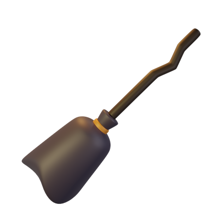 Witch Broom  3D Icon