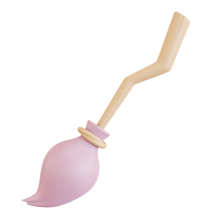 Witch Broom  3D Icon