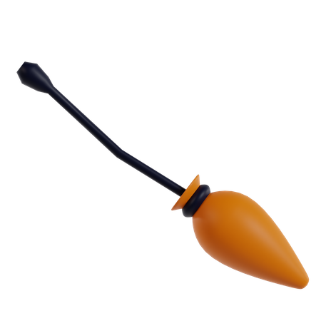 Witch Broom  3D Icon
