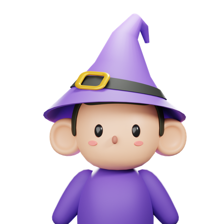 Witch Costume  3D Icon