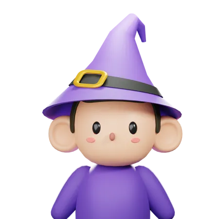Witch Costume  3D Icon