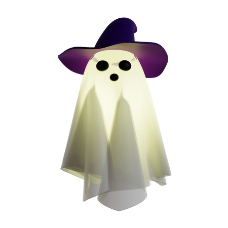 Witch Ghost  3D Icon