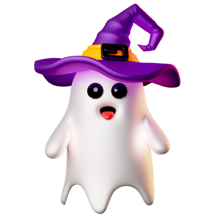 Witch Ghost  3D Icon