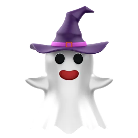 Witch Ghost  3D Icon
