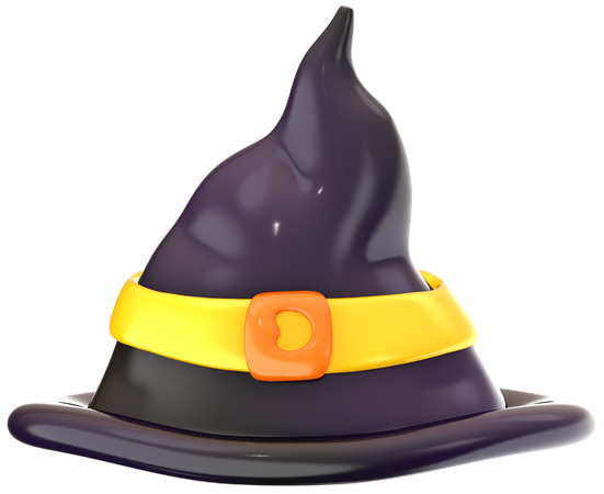 Witch Hat  3D Icon