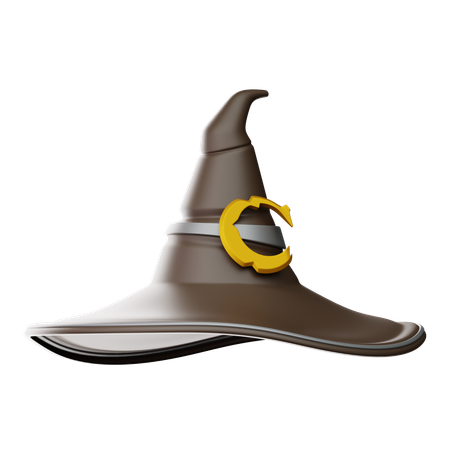 魔女の帽子  3D Icon