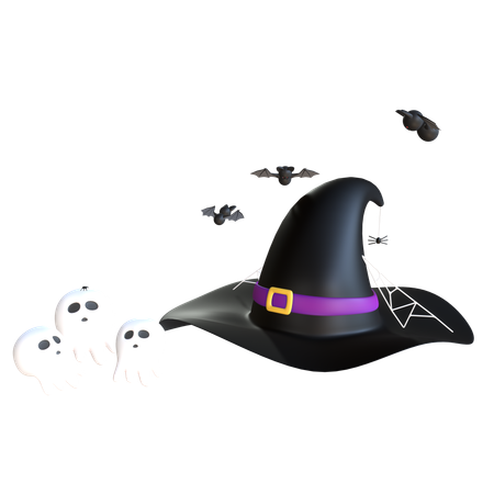 Witch Hat  3D Icon