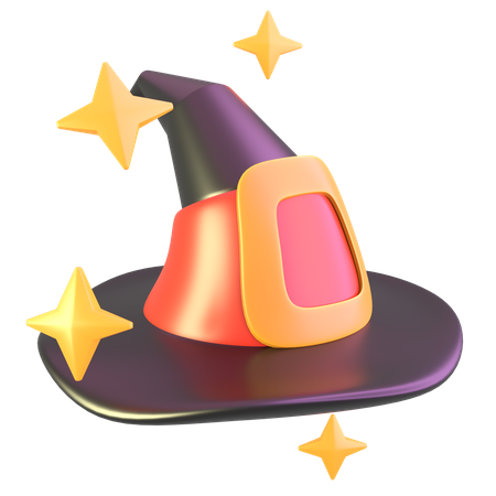 Witch Hat  3D Icon