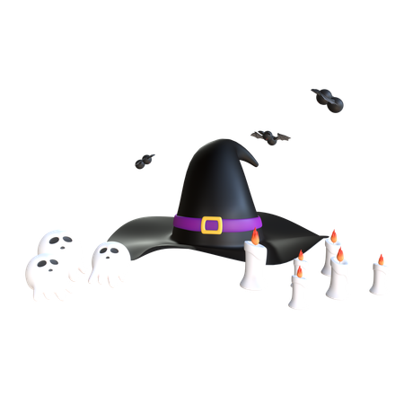 Witch Hat  3D Icon