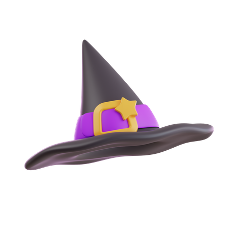 Witch hat  3D Icon