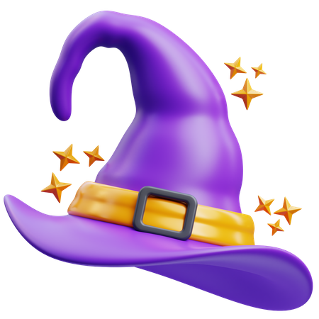 Witch Hat  3D Icon