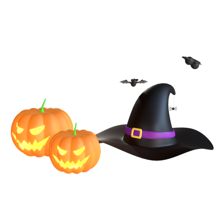 Witch Hat  3D Icon
