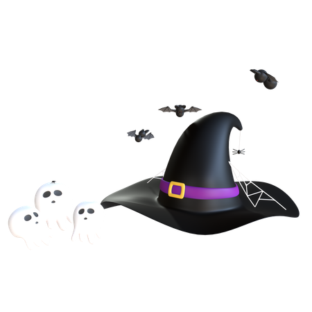 Witch Hat  3D Icon