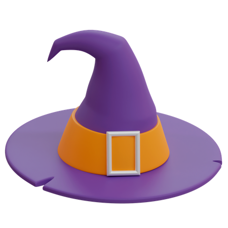 Witch Hat  3D Illustration