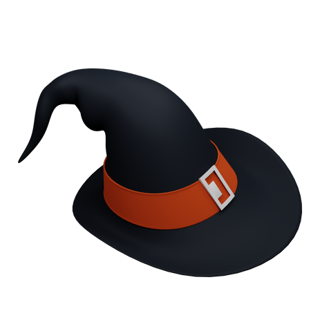 Witch Hat  3D Illustration