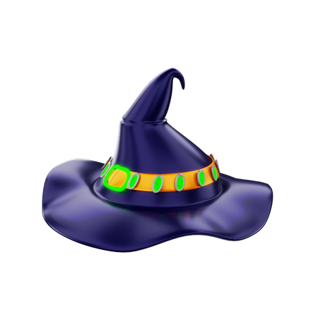 Witch Hat  3D Illustration