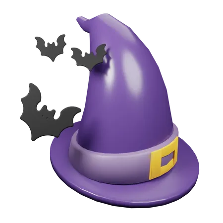 Witch Hat  3D Illustration