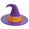 3d witch cap logo