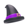 3d witch hat
