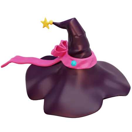 Witch Hat  3D Illustration