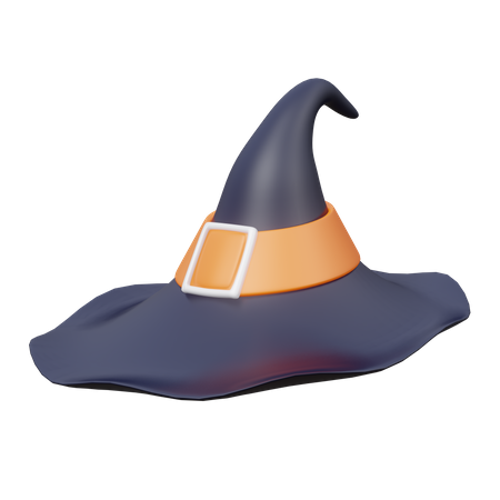 Witch Hat 3D Illustration