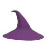 halloween witch cap 3d logos