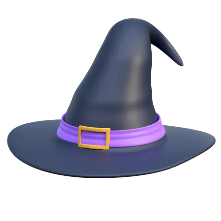 Witch Hat Halloween 3 D Icon Illustration 3D Icon