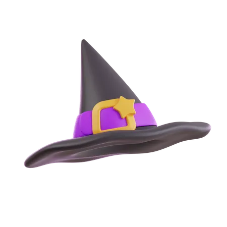 Witch Hat 3 D Illustration 3D Icon