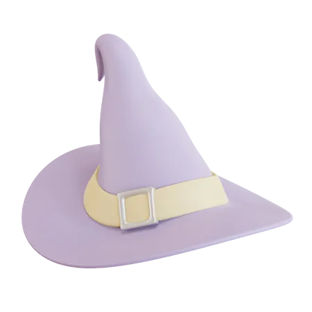 3 D Witch Hat Illustration 3D Icon