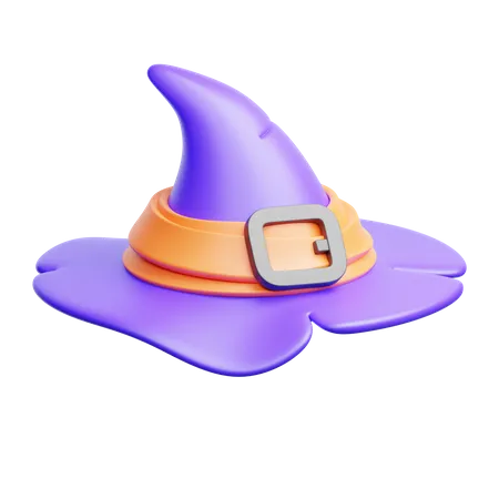 3 D Illustration Of Witch Hat 3D Icon