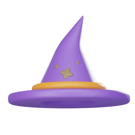 Halloween Witch Hat 3 D Rendering 3D Icon