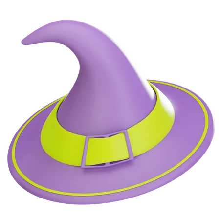 Witch Hat 3 D Icon 3D Icon