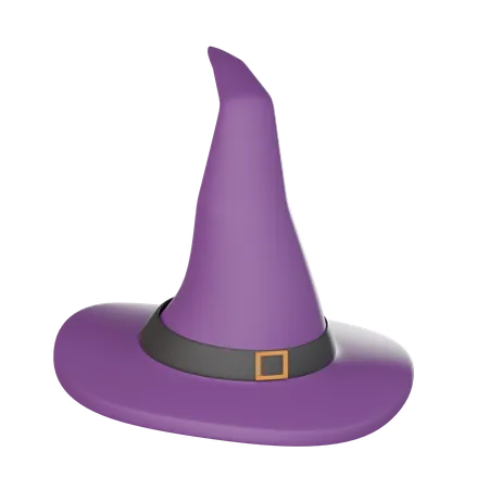 Witch Hat 3 D Render Icon Illustration 3D Icon